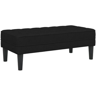 ławka vidaXL Czarny 113x57x39 cm Tkanina ławka vidaXL Czarny 113x57x39 cm Tkanina