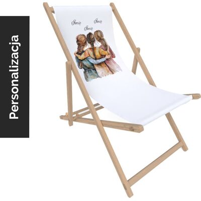 DECORDRUK Leżak dla przyjaciela wzór BFF07 trzy przyjaciółki 04 DECORDRUK Leżak dla przyjaciela wzór BFF07 trzy przyjaciółki 04
