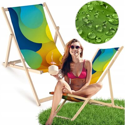 Allbag Leżak Drewniany ABSTRAKCJA OKRĄGŁE KSZTAŁTY Ogrodowy Plażowy Bukowy Allbag Leżak Drewniany ABSTRAKCJA OKRĄGŁE KSZTAŁTY Ogrodowy Plażowy Bukowy