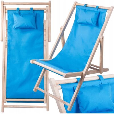 VERK GROUP LEŻAK DREWNIANY LEŻAKI PLAŻOWY SKŁADANY OGRODOWY PODUSZKA FOTEL NA PLAŻĘ VERK GROUP LEŻAK DREWNIANY LEŻAKI PLAŻOWY SKŁADANY OGRODOWY PODUSZKA FOTEL NA PLAŻĘ