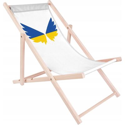 Spec-Wood Leżak drewniany plażowy własny nadruk Spec-Wood Leżak drewniany plażowy własny nadruk