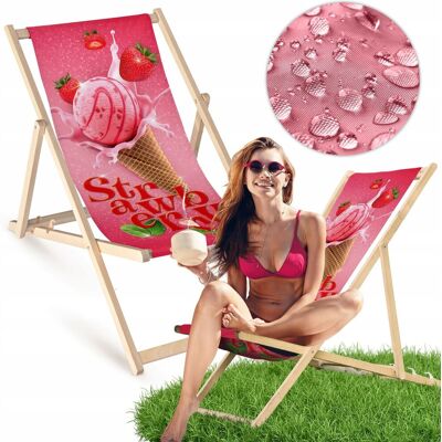 Allbag Leżak Drewniany RÓŻOWY ROŻEK TRUSKAWKOWY Ogrodowy Plażowy Bukowy Allbag Leżak Drewniany RÓŻOWY ROŻEK TRUSKAWKOWY Ogrodowy Plażowy Bukowy