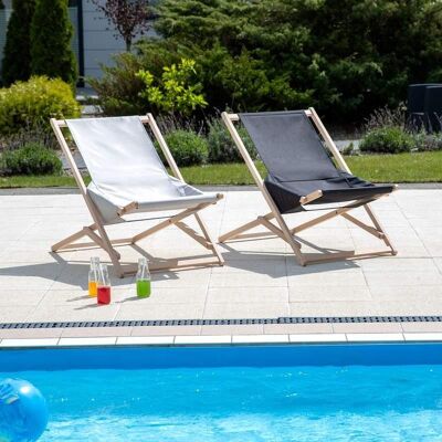 Dajar Leżak ogrodowy drewniany Komfort szary PATIO Dajar Leżak ogrodowy drewniany Komfort szary PATIO
