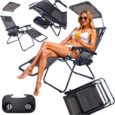 inna (Inny) LEŻAK OGRODOWY PLAŻOWY BASENOWY SKŁADANY+STOLIK DASZEK DO OGRODU NA PLAŻĘ inna (Inny) LEŻAK OGRODOWY PLAŻOWY BASENOWY SKŁADANY+STOLIK DASZEK DO OGRODU NA PLAŻĘ