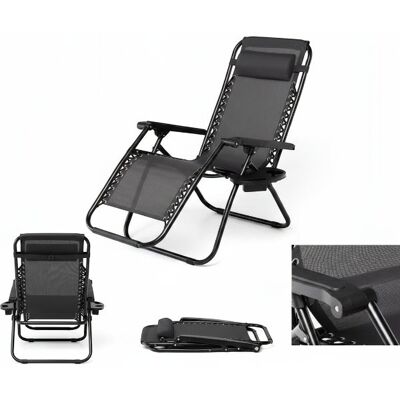 Inny producent Leżak ogrodowy rozkładany plażowy turystyczny z poduszką wygodny mocny Inny producent Leżak ogrodowy rozkładany plażowy turystyczny z poduszką wygodny mocny