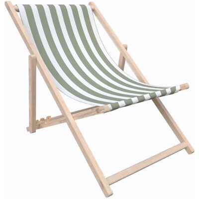 DECORDRUK Leżak SUMMER wzór SM19 pasy szarozielone DECORDRUK Leżak SUMMER wzór SM19 pasy szarozielone