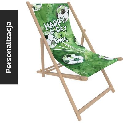 DECORDRUK Leżak urodzinowy wzór UR01 piłkarz DECORDRUK Leżak urodzinowy wzór UR01 piłkarz