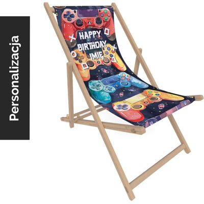 DECORDRUK Leżak urodzinowy wzór UR03 gracz DECORDRUK Leżak urodzinowy wzór UR03 gracz
