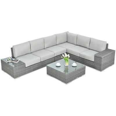 Focus Garden Narożnik Technorattan Avocado Dark Grey Focus Garden Narożnik Technorattan Avocado Dark Grey