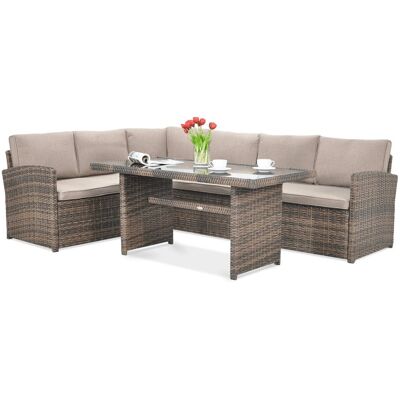 Focus Garden Narożnik Technorattanowy Salo Brown Focus Garden Narożnik Technorattanowy Salo Brown