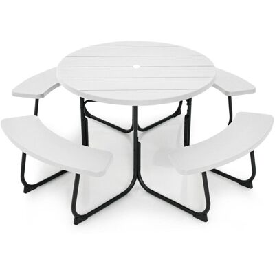 Costway - PicnicSet - 190x76 cm - Zestaw mebli ogrodowych Costway - PicnicSet - 190x76 cm - Zestaw mebli ogrodowych