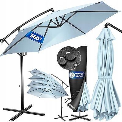 Parasol KESSER niebieski 300 x 240 cm Parasol KESSER niebieski 300 x 240 cm
