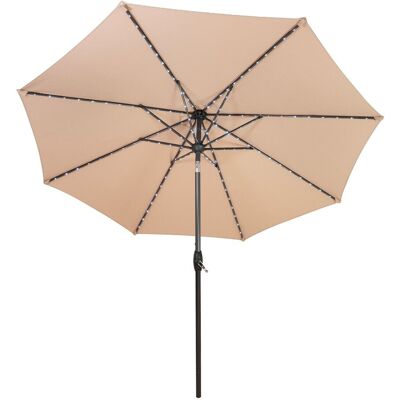 Monster Cable Parasol LED uchylny 2,7 m – beżowy Monster Cable Parasol LED uchylny 2,7 m – beżowy