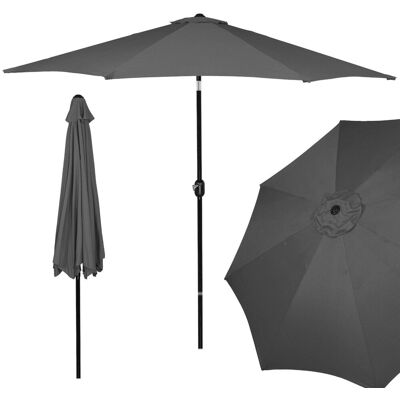 Składany parasol ogrodowy Springos 300cm Ciemnoszary Składany parasol ogrodowy Springos 300cm Ciemnoszary