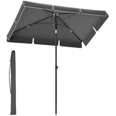 PARASOL OGRODOWY BALKONOWY SZARY 180X125CM SKŁADANY SONGMICS PARASOL OGRODOWY BALKONOWY SZARY 180X125CM SKŁADANY SONGMICS