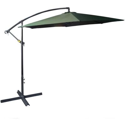 Parasol Ogrodowy Boczny 3 M Zielony Patio Parasol Ogrodowy Boczny 3 M Zielony Patio