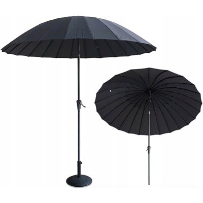 Focus Garden PARASOL OGRODOWY na taras DUŻY Składany PHUKET 280 cm Grey - WZMACNIANY Focus Garden PARASOL OGRODOWY na taras DUŻY Składany PHUKET 280 cm Grey - WZMACNIANY