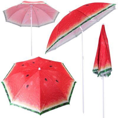 Artemis Parasol Ogrodowy Plażowy Duży Regulowany Składany Łamany 150cm Arbuz Artemis Parasol Ogrodowy Plażowy Duży Regulowany Składany Łamany 150cm Arbuz
