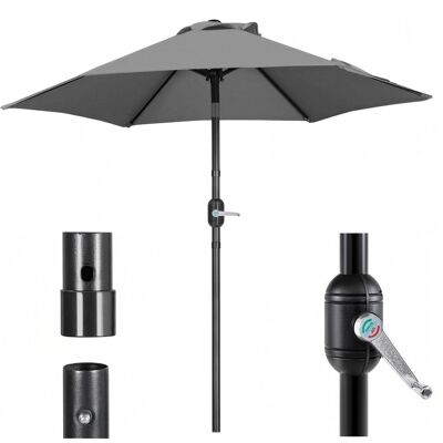JUMI Parasol Ogrodowy Plażowy Uchylny Solidny Regulowany Xl Duży Składany JUMI Parasol Ogrodowy Plażowy Uchylny Solidny Regulowany Xl Duży Składany