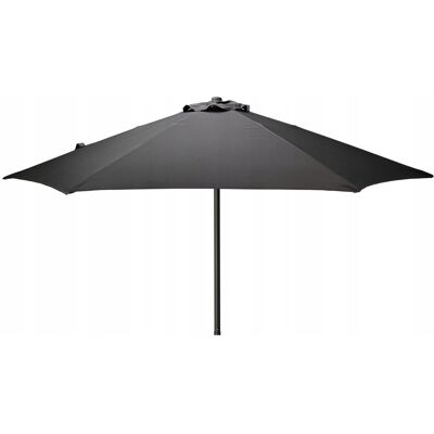 Koopman Parasol ogrodowy z aluminium i tkaniny UV ciemny szary 230cm Koopman Parasol ogrodowy z aluminium i tkaniny UV ciemny szary 230cm