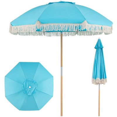 COSTWAY Parasol ogrodowy z frędzlami Parasol na taras COSTWAY Parasol ogrodowy z frędzlami Parasol na taras