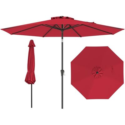 COSTWAY Parasol ogrodowy z korbką Parasol na taras COSTWAY Parasol ogrodowy z korbką Parasol na taras