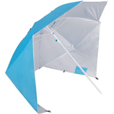 Springos Parasol Plażowy Namiot Parasol Ogrodowy Niebieski Springos Parasol Plażowy Namiot Parasol Ogrodowy Niebieski