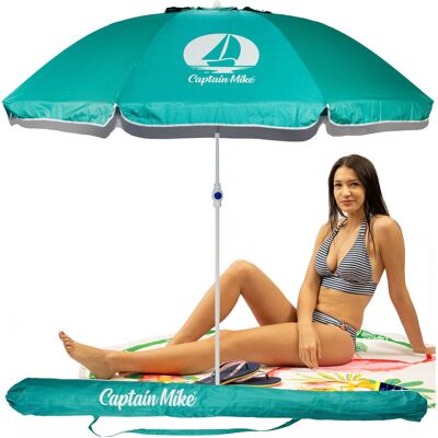 Parasol Plażowy Z Wentylacją I Filtrem Upf50+ Duży 180 Cm Captain Mike Parasol Plażowy Z Wentylacją I Filtrem Upf50+ Duży 180 Cm Captain Mike