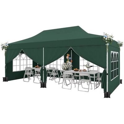 COSTWAY Pawilon ogrodowy namiot imprezowy wodoodporny 3x6m COSTWAY Pawilon ogrodowy namiot imprezowy wodoodporny 3x6m