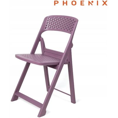 Phoenix Flap składane krzesło nowoczesny design GRAPE fioletowy Phoenix Flap składane krzesło nowoczesny design GRAPE fioletowy