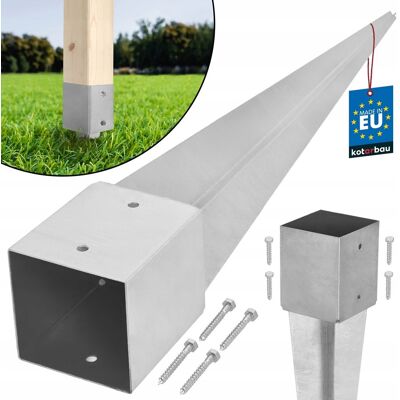 IKRA PODSTAWA SŁUPA 120X120X900 WBIJANA DO ZIEMI KOTWA WSPORNIK PERGOLA ALTANA IKRA PODSTAWA SŁUPA 120X120X900 WBIJANA DO ZIEMI KOTWA WSPORNIK PERGOLA ALTANA