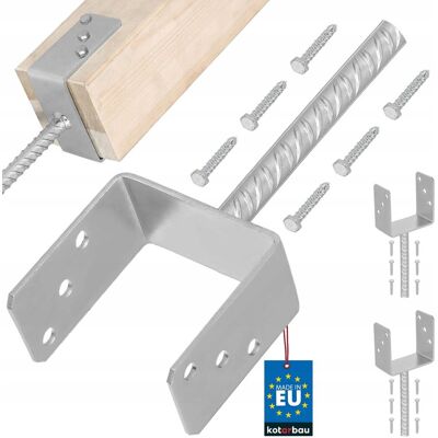 IKRA PODSTAWA SŁUPA KOTWA STAŁA WSPORNIK U PRĘT 121 MM BETONU MURU WMUROWANIA IKRA PODSTAWA SŁUPA KOTWA STAŁA WSPORNIK U PRĘT 121 MM BETONU MURU WMUROWANIA