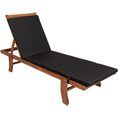 SETGARDEN Poduszka na Leżak - 190x60x4 cm, Czarna SETGARDEN Poduszka na Leżak - 190x60x4 cm, Czarna