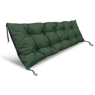 Marketia Home Poduszka ogrodowa 120x50 cm na ławkę huśtawkę palety wodoodporna zielone Marketia Home Poduszka ogrodowa 120x50 cm na ławkę huśtawkę palety wodoodporna zielone