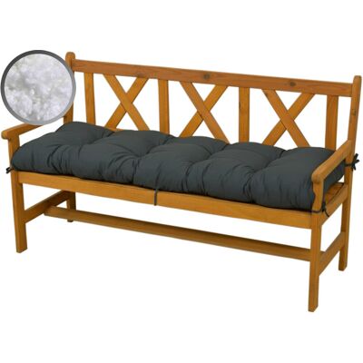 AMPO PODUSZKA OGRODOWA 160x50 cm NA ŁAWKĘ PALETY HUŚTAWKĘ GRUBA szary AMPO PODUSZKA OGRODOWA 160x50 cm NA ŁAWKĘ PALETY HUŚTAWKĘ GRUBA szary