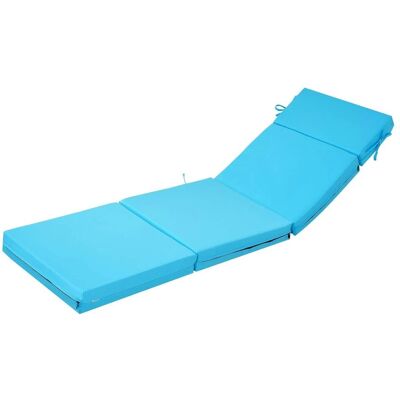 Vevor Poduszki Błękitne Na Leżak Ogrodowy 2szt 183x53 Cm Wodoodporne Basen Taras Vevor Poduszki Błękitne Na Leżak Ogrodowy 2szt 183x53 Cm Wodoodporne Basen Taras