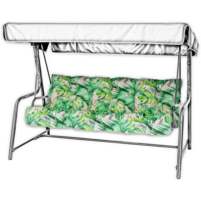 AMPO Poduszki na huśtawkę ogrodową FLORA 150 cm 369 AMPO Poduszki na huśtawkę ogrodową FLORA 150 cm 369