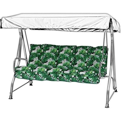 AMPO Poduszki na huśtawkę ogrodową FLORA 150 cm 484 AMPO Poduszki na huśtawkę ogrodową FLORA 150 cm 484