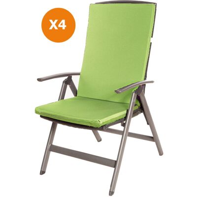 SETGARDEN - 110x47x4 Lime - Zewnątrz - Zestaw poduszek do krzeseł SETGARDEN - 110x47x4 Lime - Zewnątrz - Zestaw poduszek do krzeseł