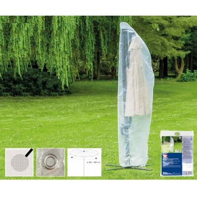 Boni-shop Pokrowiec na parasol ogrodowy wiszący, transparentny, 265x40/70/50 cm Boni-shop Pokrowiec na parasol ogrodowy wiszący, transparentny, 265x40/70/50 cm