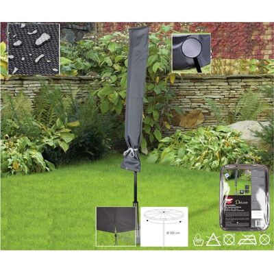 Boni-shop Pokrowiec ochronny na parasol ogrodowy Deluxe, Ø300 cm Boni-shop Pokrowiec ochronny na parasol ogrodowy Deluxe, Ø300 cm