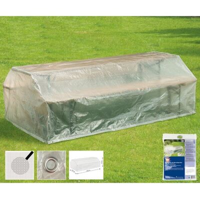 Boni-shop Pokrowiec ochronny na zestaw ogrodowy, przezroczysty, 220x120x75 cm Boni-shop Pokrowiec ochronny na zestaw ogrodowy, przezroczysty, 220x120x75 cm