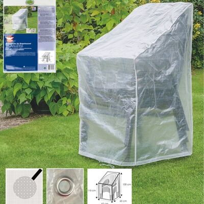 Boni-shop Pokrowiec ochronny przezroczysty na krzesło sztaplowane, 65x65x110/150 cm Boni-shop Pokrowiec ochronny przezroczysty na krzesło sztaplowane, 65x65x110/150 cm
