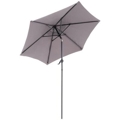 Garthen Składany parasol z rączką, 210 cm, antracyt Garthen Składany parasol z rączką, 210 cm, antracyt