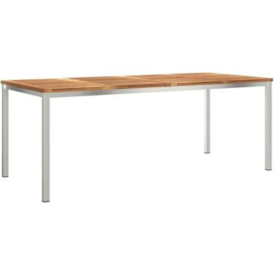 vidaXL Stół jadalny 200x90x74.5 cm z litego drewna teakow vidaXL Stół jadalny 200x90x74.5 cm z litego drewna teakow