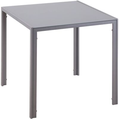Stół jadalny HOMCOM 75 x 75 cm, kwadratowy stół kuchenny dla 4 osób, stół jadalny ze szkła hartowanego z metalowymi nogami, nowoczesny stół do kuchn.. Stół jadalny HOMCOM 75 x 75 cm, kwadratowy stół kuchenny dla 4 osób, stół jadalny ze szkła hartowanego z metalowymi nogami, nowoczesny stół do kuchn..