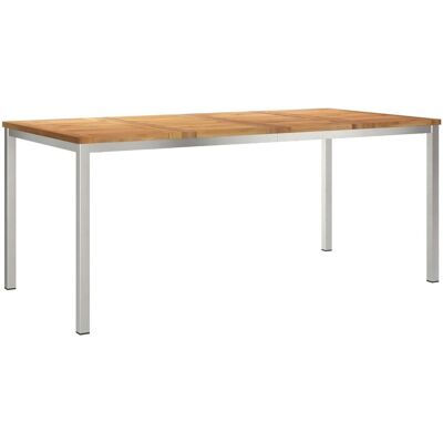 vidaXL Stół na zewnątrz 180x90x75 cm z litego drewna teko vidaXL Stół na zewnątrz 180x90x75 cm z litego drewna teko