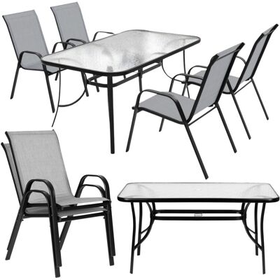 Multistore Stół Ogrodowy 120 Cm Z 4 Krzesłami Szklany Blat Zestaw Mebli Na Taras Ogród Multistore Stół Ogrodowy 120 Cm Z 4 Krzesłami Szklany Blat Zestaw Mebli Na Taras Ogród