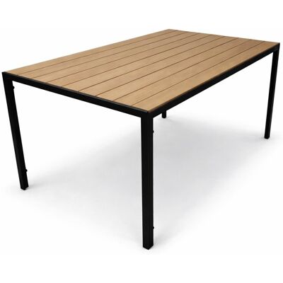 Kontrasto Stół ogrodowy na taras polywood Allen-ST 130x70 naturalny Kontrasto Stół ogrodowy na taras polywood Allen-ST 130x70 naturalny
