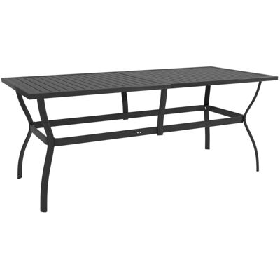 Stół ogrodowy VIDAXL, antracytowy, 190x80x72 cm Stół ogrodowy VIDAXL, antracytowy, 190x80x72 cm